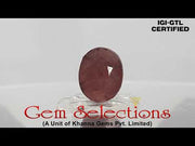 5.39 Ratti Natural New Burma Ruby with Govt. Lab Certificate-(4551)